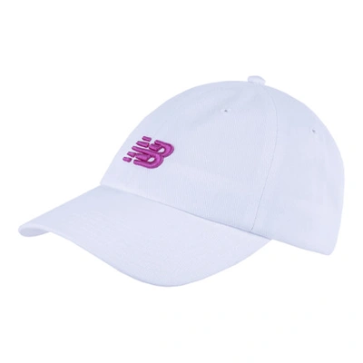New Balance Unisex Classic Nb Curved Brim Hat In White