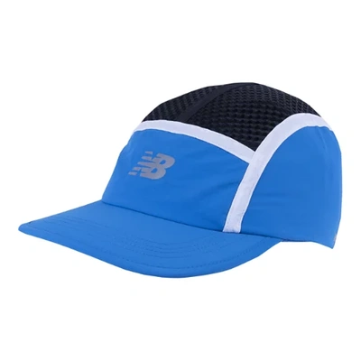 New Balance Unisex Running Stash Hat In Blue