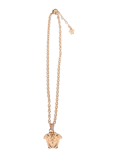 Versace La Medusa Necklace In Giallo