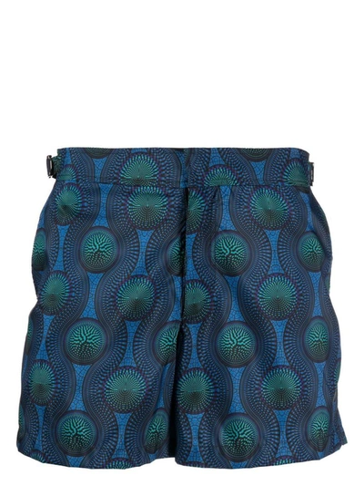 OZWALD BOATENG OZWALD BOATENG PRINTED SWIM SHORTS