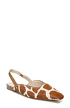 Sam Edelman Connell Slingback Flat In Ivory/ Tan