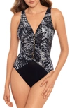 MIRACLESUIT LUX LYNX CHARMER ONE-PIECE SWIMSUIT