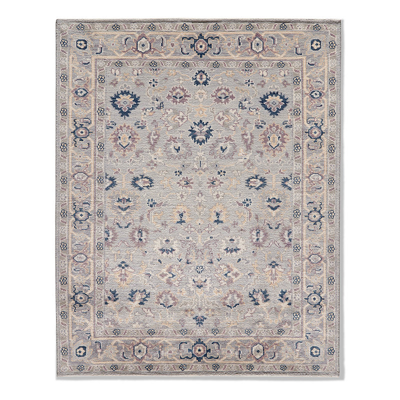 Frontgate Beauchamp Hand-knotted Rug In Gray