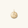 Mejuri Zodiac Charm Pendant Sagittarius In Yellow