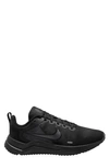 Nike Women's Downshifter 12 Road Running Shoes In Black/ Black/ Grey