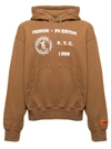 Heron Preston Man Sweatshirt Camel Size Xl Cotton In Beige