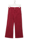 Chloé Organic Cotton Corduroy Pants In Pink
