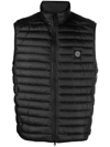 STONE ISLAND COMPASS-PATCH FEATHER-DOWN GILET