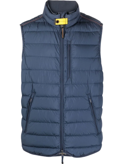 Parajumpers Perfect Puffer Water Repellent Down Waistcoat In Blue