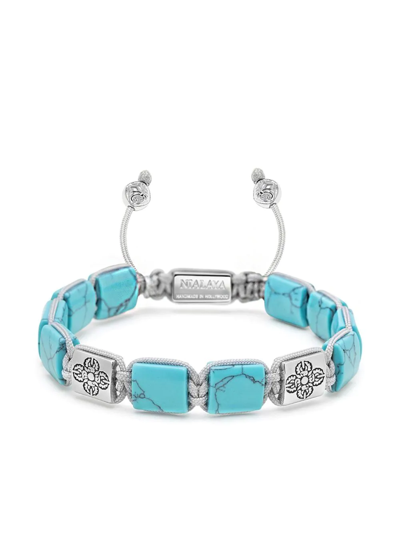 Nialaya Jewelry The Dorje Flatbead Collection Bracelet In Blue
