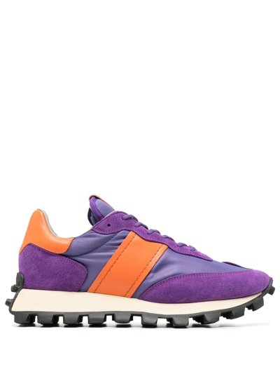 Tod's Lace-up Sneakers In Purple