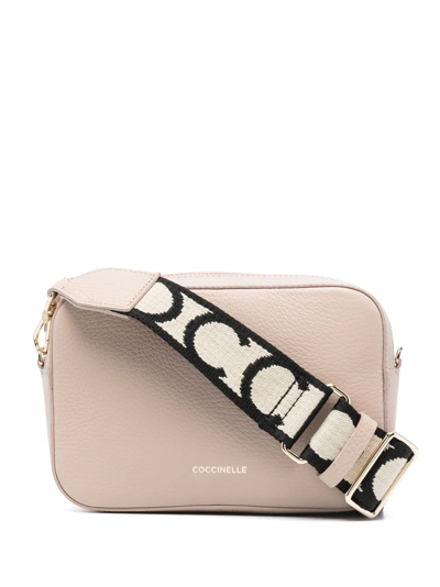 Coccinelle Leather Cross-body Bag In White