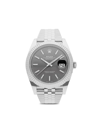 Pre-owned Rolex 2019  Datejust 41mm In Grey