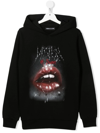 Vision Of Super Teen Graphic-print Cotton Hoodie In Black