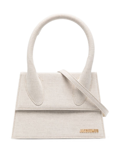 Jacquemus Le Grand Chiquito Tote Bag In Neutrals