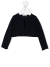Il Gufo Button-down Fitted Cardigan In Blue