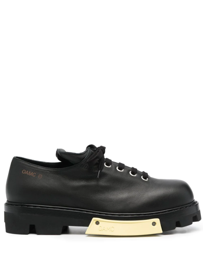 Oamc Exit Derby Shoes In Black