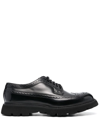 Doucal's Lace-up Leather Brogues In Black