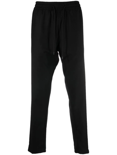 Dondup Drawstring-waist Trousers In Black