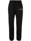 IRO MARIKA EMBROIDERED COTTON TRACK PANTS