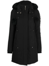 Moose Knuckles 'stirling' Down Parka With Genuine Fox Fur Trim In Black Black