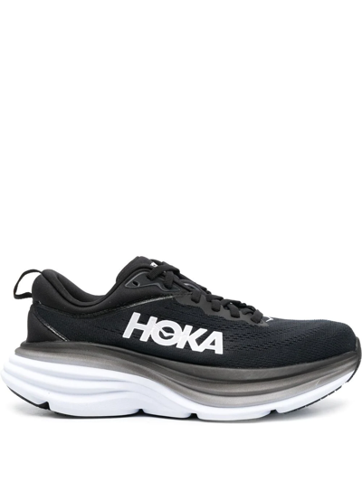 Hoka One One Low-top Running Sneakers In Black