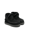 Mou Shearling-lined Suede Eskimo Boots In Black