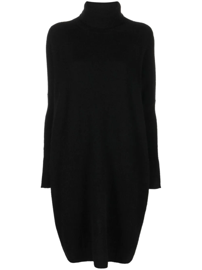 Philo-sofie Roll-neck Knit Dress In Black