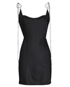 Anna October Women's Vivienne Open-back Mini Dress In Black