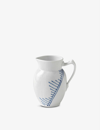 ROYAL COPENHAGEN BLUE FLUTED MEGA FLORAL-PATTERN PORCELAIN JUG 380ML,53301414