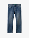 Benetton Kids' Slim-fit Stretch-denim Jeans 6-14 Years In Denim Blue
