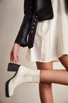 Free People Ruby Shine Platform Boots In White