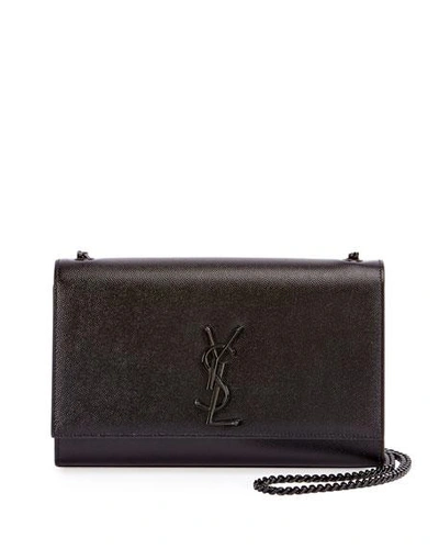 SAINT LAURENT KATE MEDIUM YSL CROSSBODY BAG IN GRAINED LEATHER,PROD125525002