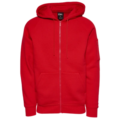 Csg Mens  Troupe Full Zip Hoodie In Red