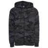 Csg Mens  Troupe Full Zip Hoodie In Black Camo