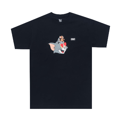 Pre-owned Kith X Tom & Jerry Heart T-shirt 'black'