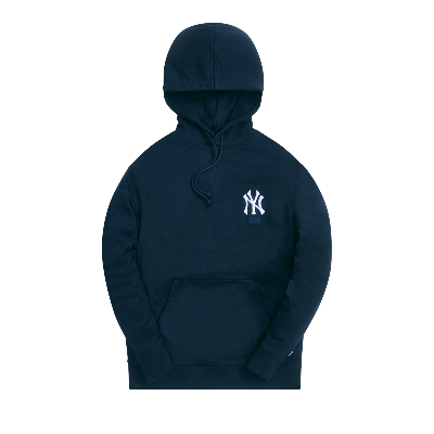 Pre-owned Kith For The New York Yankees Williams Iii Hoodie 'navy' In Blue