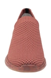 Johnston & Murphy Slip-on In Rust Knit