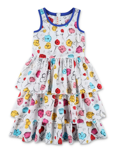 Marni Kids' Little Girl's & Girl's Multi Floral Dress In White