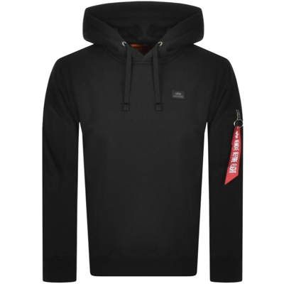 Alpha Industries X Fit Hoodie Black