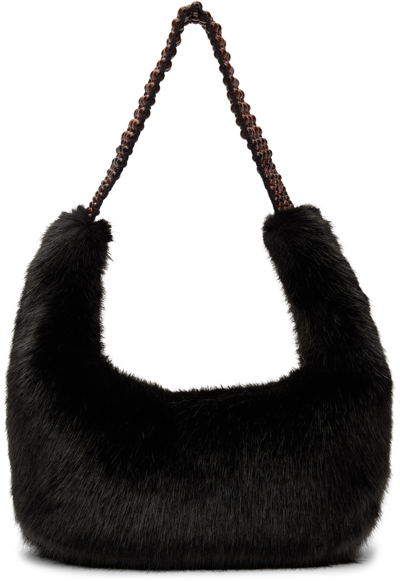 Shrimps Black Marigold Bag In Black / Brown