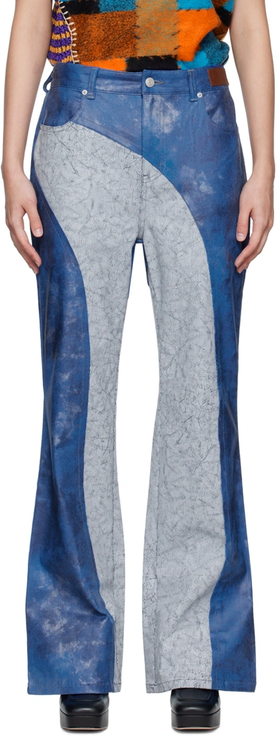 Andersson Bell Blue Mariko Trousers In Blue Blue