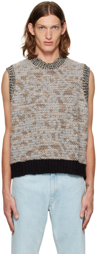 Andersson Bell Beige Patterned Vest