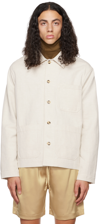 Nanushka Button-front Jacket In Natural