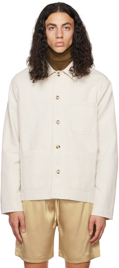 Nanushka Beige Saon Jacket In Natural