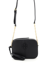 Tory Burch Mcgraw Leather Camera Bag In Black