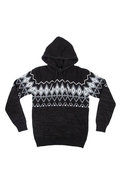 X-ray Colorblocked Pattern Hoodie In White