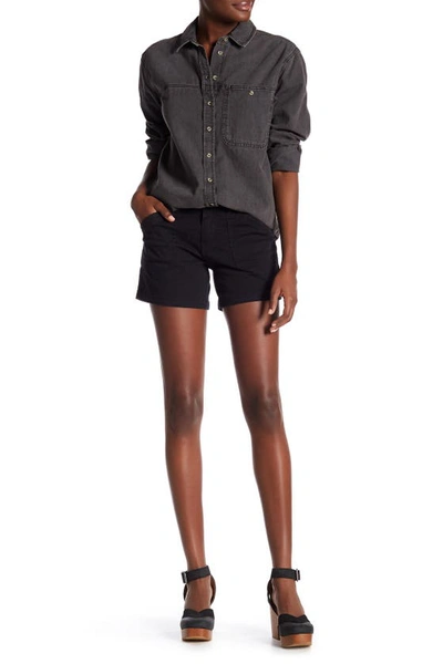 Supplies By Union Bay Alix Twill Shorts In Black
