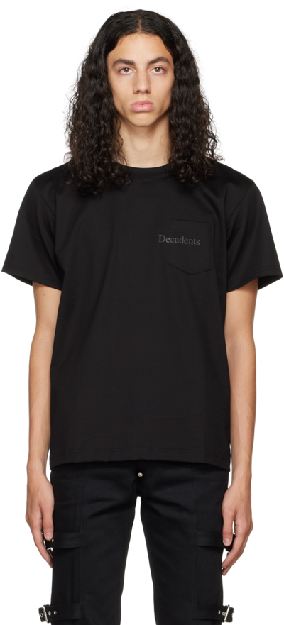 Johnlawrencesullivan Black 'decadents' T-shirt