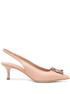 Ferragamo Salvatore  With Heel Brown In Neutrals